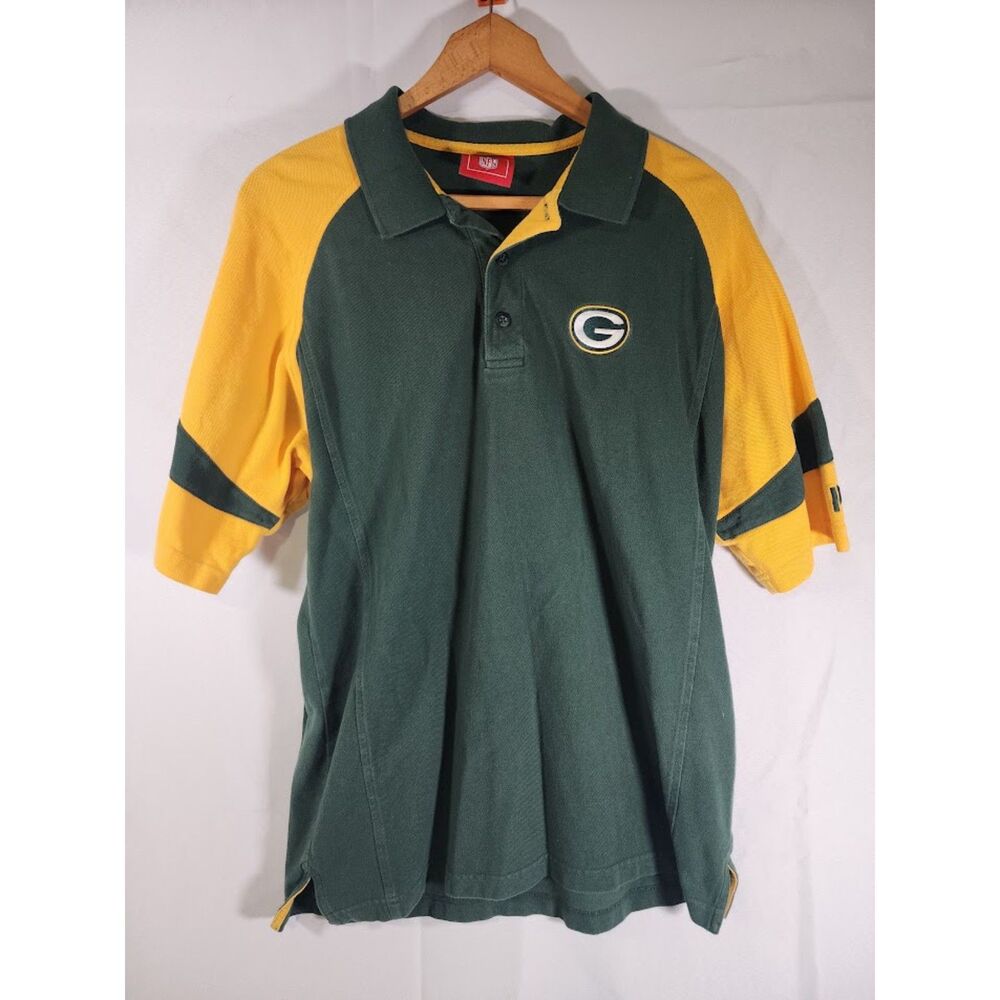 NFL Green Bay Packers Short Sleeve Polo Size Medium